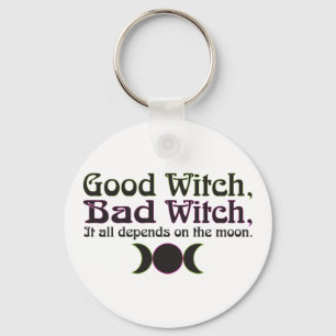 "Bra häxa, dåligahäxa… "Keychain Nyckelring