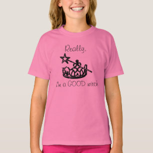Bra häxaT-tröja för flickor T Shirt