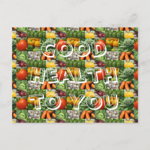 Bra Health to You Postcard Vykort