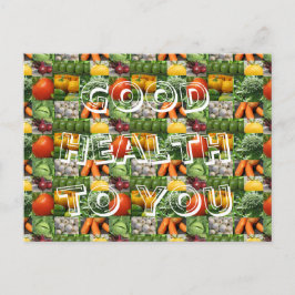 Bra Health to You Postcard Vykort