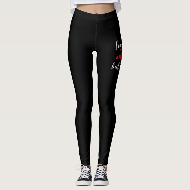 Bra Heart Mouthy & Attitude Leggings (Framsida)
