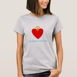 Bra Heart & Tass T Shirt