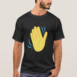 Bra Hej Dag för att signera Cute Hand Adjö Hej då T Shirt