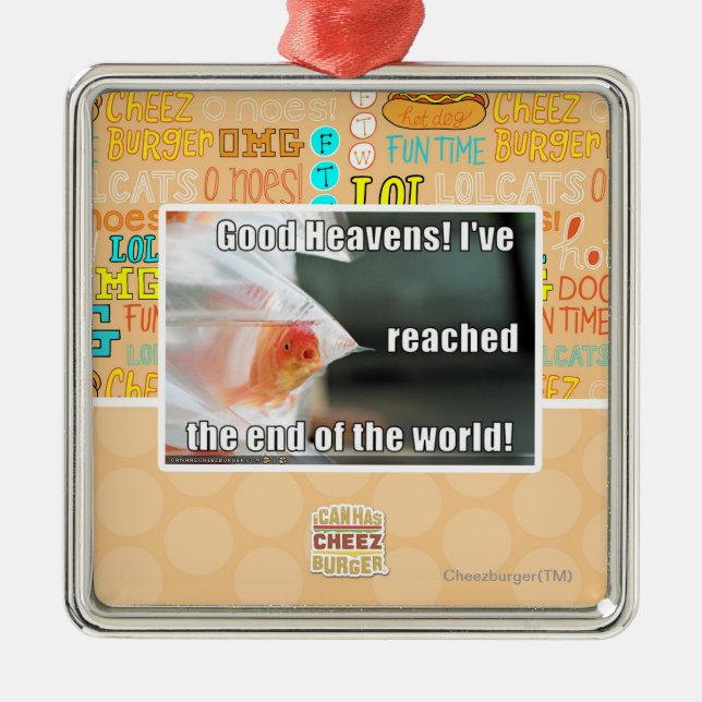 Bra himmlar! julgransprydnad metall (Framsidan)