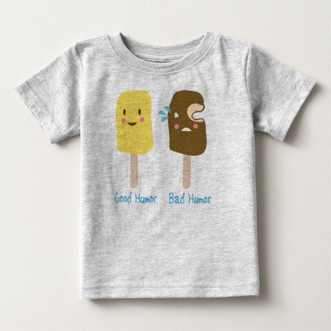 Bra humor, dåligahumor t-shirt (Framsida)