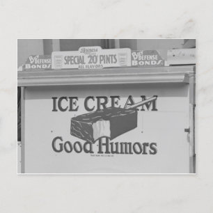 Bra Humor Ice Cream Lastbil Vykort