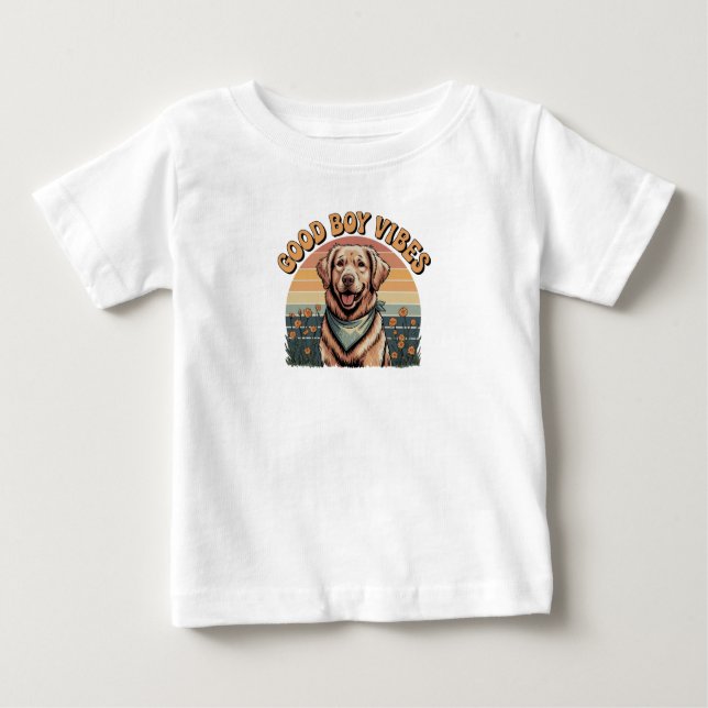 Bra Hund Baby Vibes Tee (Framsida)