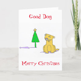 Bra Hund God jul Card Kort