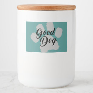 Bra Hund Treat Burk Mat Etiketter