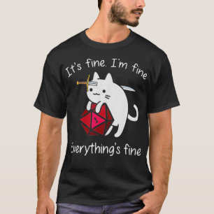 Bra I 27 m bra Allt är bra kattdice T Shirt