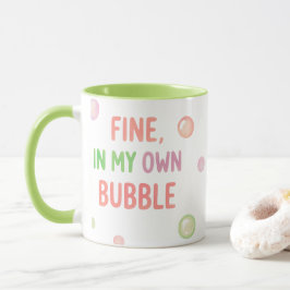 Bra, i min egen bubbla - Pastellbubbla Mugg