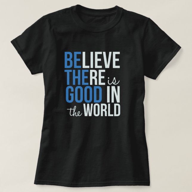 Bra i World Inspirational T-Shirt (Design framsida)