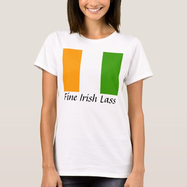 Bra Irish Lass Tee Shirt (Framsida)