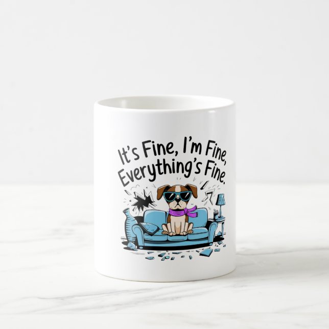 Bra, jag är bra kaffemugg (Center)