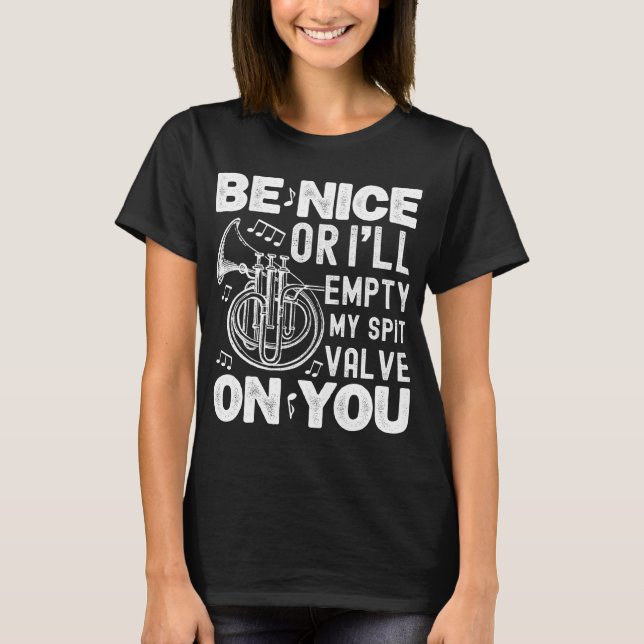 Bra. Jag ska tömma cirkuläret på min sprivventil T Shirt (Framsida)