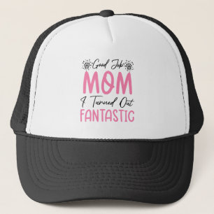 Bra Job Mamma Funny Fantastisk Mor Coola Mamma Keps
