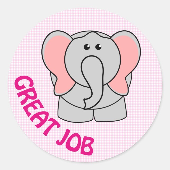 Bra Jobb Elev Klistermärke (Framsida)