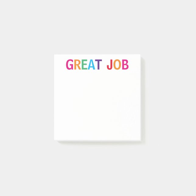 Bra Jobb Ljust Post-it Block (Framsida)