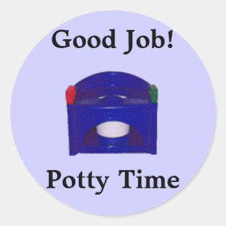 Bra Jobb! Potty Time Stickers Runt Klistermärke