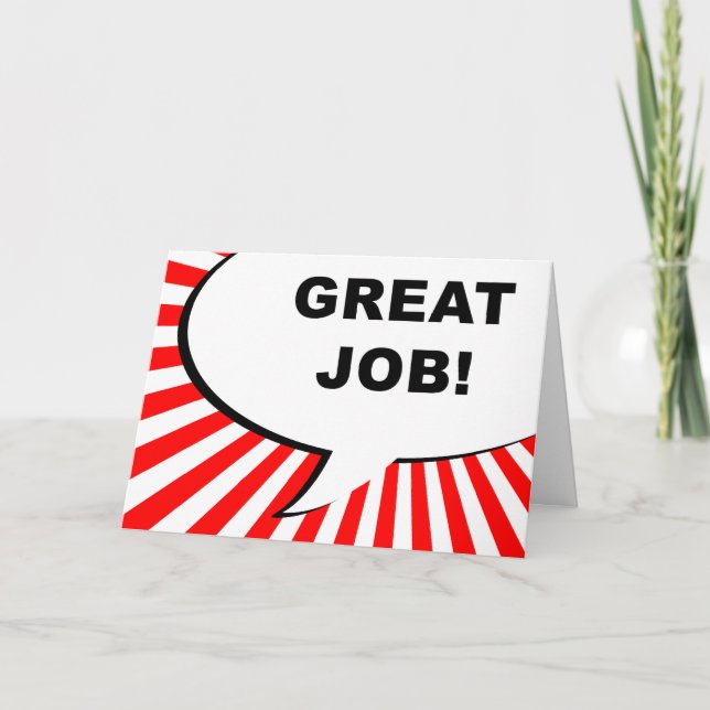 bra jobb seriebubbla kort (Framsida)