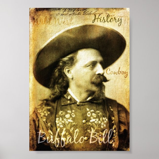 Bra jobbat Buffalo Bill Cowboy Poster (Framsidan)