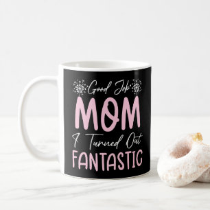 Bra jobbat mamma Roligt födelsedagsfirande för mam Kaffemugg