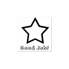 Bra-jobbstjärna Stämpel