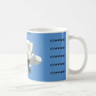 Bra kaffe! Kaffe Mug Kop Magnolia Blommor Kaffemugg