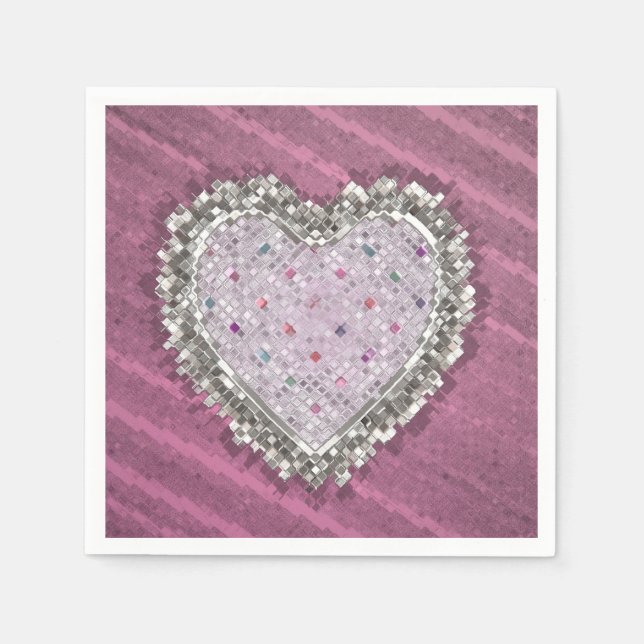 Bra Kärlek Charm Pappersservett (Framsidan)