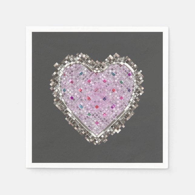 Bra Kärlek Charm Pappersservett (Framsidan)