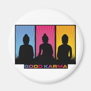 Bra Karma Buddhas Magnet