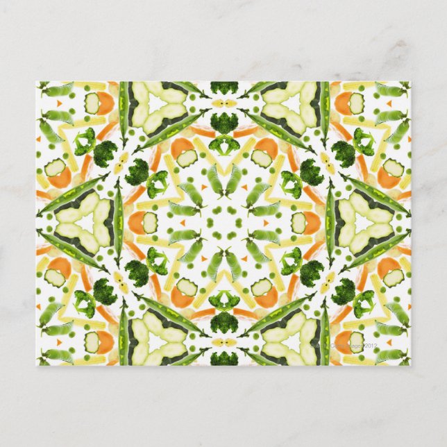 Bra karma och brunn - vara från ett sunt banta 3 vykort (Framsida)