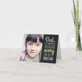Bra Kid Underbara Pappa Fars dag-fotokort Kort