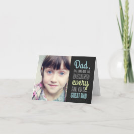 Bra Kid Underbara Pappa Fars dag-fotokort Kort