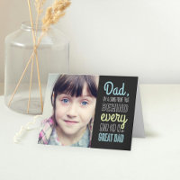 Bra Kid Underbara Pappa Fars dag-fotokort