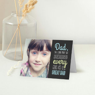 Bra Kid Underbara Pappa Fars dag-fotokort Kort