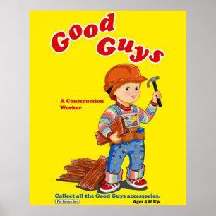 Bra Killar - Construction Worker - Barn Play - Poster