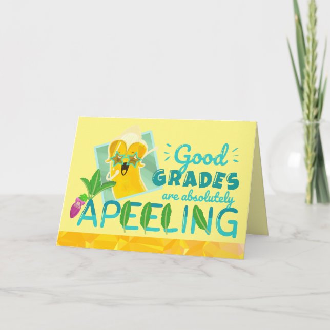 Bra Klass är absolut döende - Punny Garden Kort (Framsida)