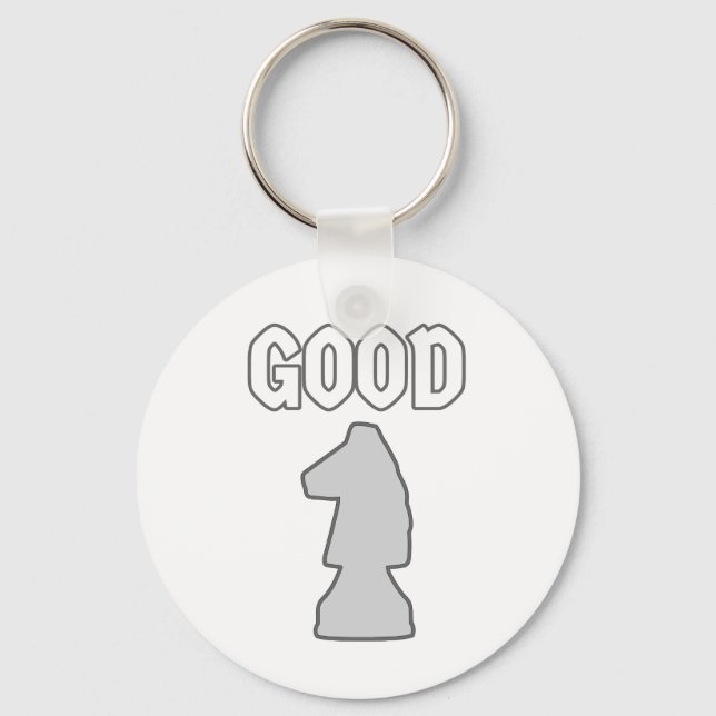 Bra Knight Chess Player Gift Nyckelring (Framsida)