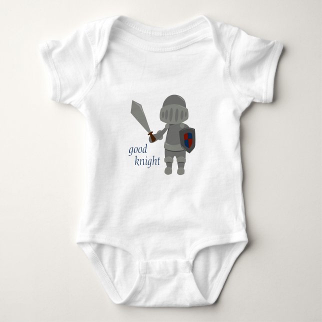 Bra Knight Kostym i Armor Baby Tee (Framsida)