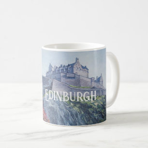 Bra konst av vackert Skottland Edinburgh Kaffemugg