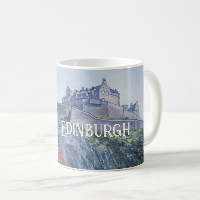 Bra konst av vackert Skottland Edinburgh Kaffemugg (Framsida höger)