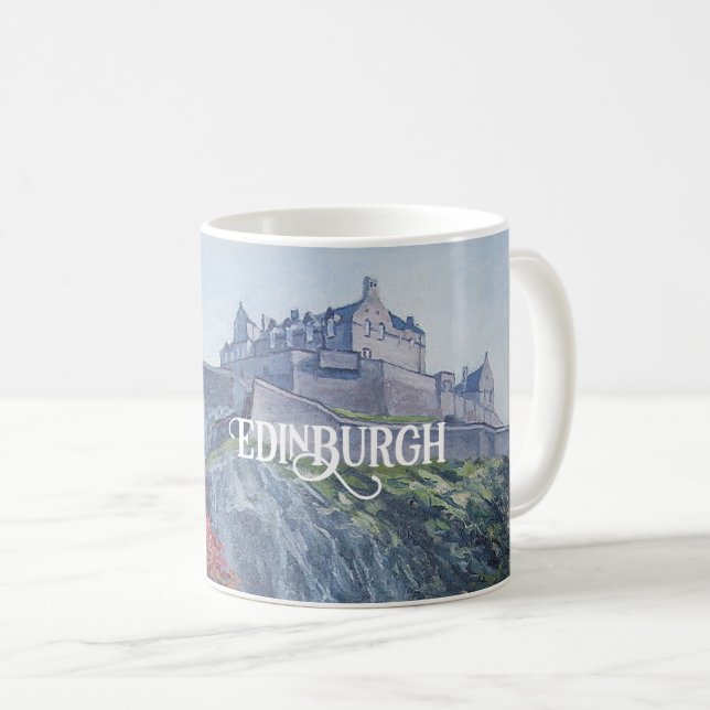 Bra konst av vackert Skottland Edinburgh Kaffemugg (Framsida höger)