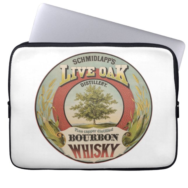 Bra koppar Destilled Bourbon Whisky. Laptop Fodral (Framsidan)