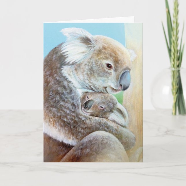 bra-kort i Koala-cuddle Kort (Framsida)