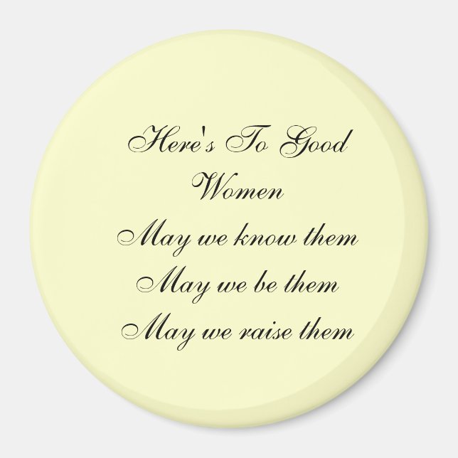 Bra Kvinnor Magnet (Framsidan)