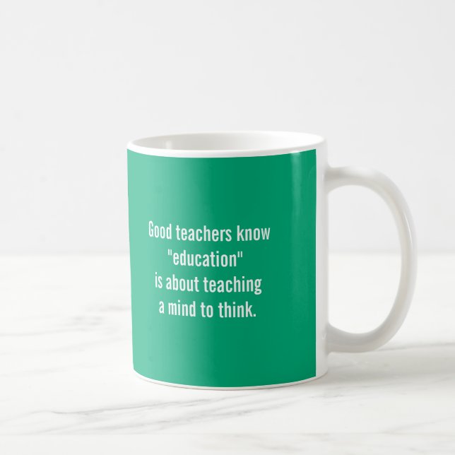 Bra lärare vet kaffemugg (Höger)