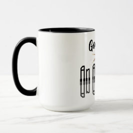 Bra Life är en Attitude Black and White Mugg