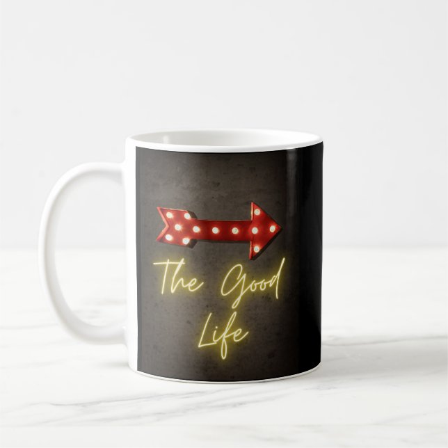 Bra Life Neon Arrow Kaffemugg (Vänster)