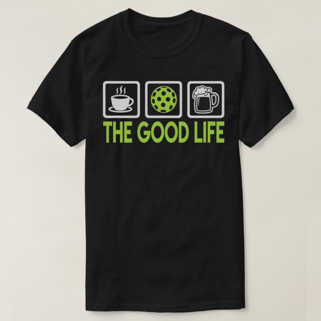 Bra Life Pickleball Player T Shirt (Design framsida)